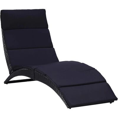 Maisonchic Modell - Verstellbarer Outdoor-Liege - Wetterfester Rattan Maisonchic Modell - Verstellbarer Outdoor-Liege - Wetterfester Rattan