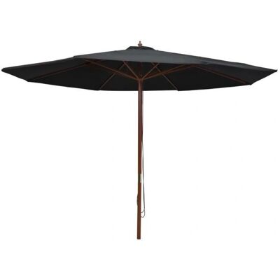 Parasol de jardin vidaXL avec poteau en bois - Protection UV - 350 cm Parasol de jardin vidaXL avec poteau en bois - Protection UV - 350 cm