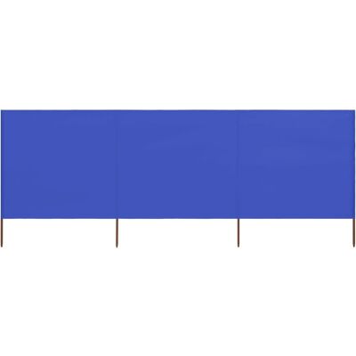 VidaXL Tessuto Paravento 400x80cm - Azzurro - Recinzione VidaXL Tessuto Paravento 400x80cm - Azzurro - Recinzione