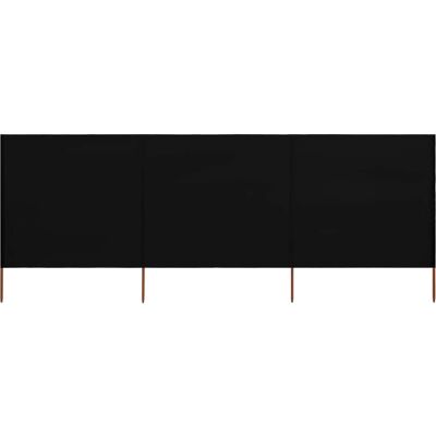 vidaXL Foldable 3-Panel Beach Windbreak - Paravent de playa vidaXL Foldable 3-Panel Beach Windbreak - Paravent de playa
