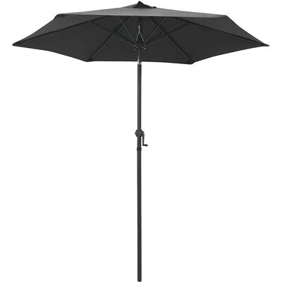 vidaXL Gartenschirm Anthrazit - 200x224 cm - Aluminium vidaXL Gartenschirm Anthrazit - 200x224 cm - Aluminium