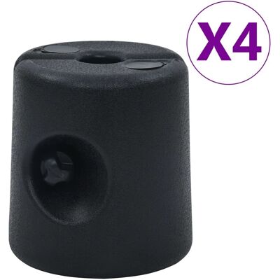 vidaXL Poids pour gazebo 4 pcs - Poids pour gazebo - Publicité vidaXL Poids pour gazebo 4 pcs - Poids pour gazebo - Publicité