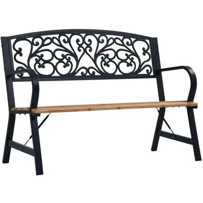 vidaXL Gartenbank 120 cm Holz Outdoor Sitz - Gartenbank vidaXL Gartenbank 120 cm Holz Outdoor Sitz - Gartenbank