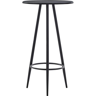 vidaXL 281543 Moderne zwarte MDF bar tafel - Tafel vidaXL 281543 Moderne zwarte MDF bar tafel - Tafel