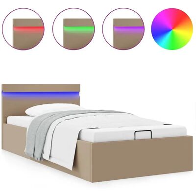 vidaXL Bett Mit LED-Lager - Bettgestell vidaXL Bett Mit LED-Lager - Bettgestell