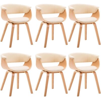 VidaXL 278732 Bogen Holz Esstischstuhl - 6er-Set VidaXL 278732 Bogen Holz Esstischstuhl - 6er-Set