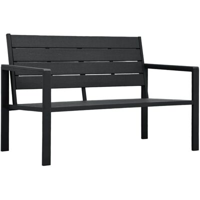 vidaXL Gartencouch mit Holzoptik HDPE vidaXL Gartencouch mit Holzoptik HDPE