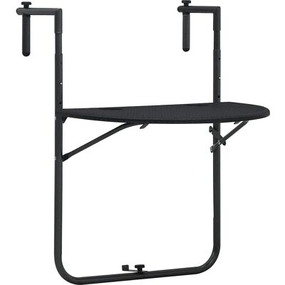 Nnevl Black Hanging Balcony Table - Balcony Table Nnevl Black Hanging Balcony Table - Balcony Table