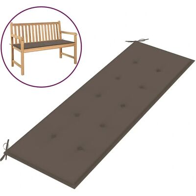 vidaXL Havebænkepude Taupe - Havebænketilbehør vidaXL Havebænkepude Taupe - Havebænketilbehør