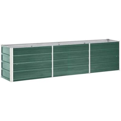 vidaXL Verzinkter Stahl Garten Hochbeet 240x40x45cm - Hochbeet vidaXL Verzinkter Stahl Garten Hochbeet 240x40x45cm - Hochbeet