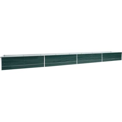 vidaXL Tuin Verhoogd Bed Gegalvaniseerd Staal 600x80x45 cm Groen - Tuin verhoogd bed vidaXL Tuin Verhoogd Bed Gegalvaniseerd Staal 600x80x45 cm Groen - Tuin verhoogd bed