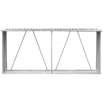 vidaXL Abri de Stockage de Bois - Acier Galvanisé - 330x84x152cm - Marron - Abri de Jardin - Publicité vidaXL Abri de Stockage de Bois - Acier Galvanisé - 330x84x152cm - Marron - Abri de Jardin - Publicité