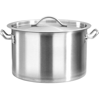 vidaXL Stegeskål 24 L rustfrit stål - Suppegryde vidaXL Stegeskål 24 L rustfrit stål - Suppegryde