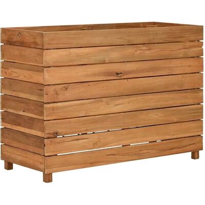 vidaXL Gerecycled Teak Verhoogd Bed 100x40x72 cm - Tuinplantbak vidaXL Gerecycled Teak Verhoogd Bed 100x40x72 cm - Tuinplantbak
