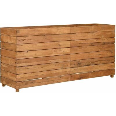 vidaXL Lit de Jardin en Teck Recyclé 150x40x72 cm - Mobilier de Jardin vidaXL Lit de Jardin en Teck Recyclé 150x40x72 cm - Mobilier de Jardin