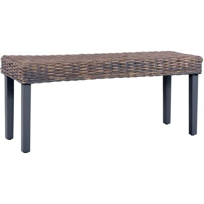 VidaXL 285789 Indoor Bank - Natürlicher Rattan & Mango Holz VidaXL 285789 Indoor Bank - Natürlicher Rattan & Mango Holz