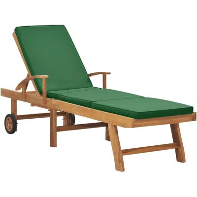 Nnevl Solkære - Justerbart teak haveudstyr - Solkære Nnevl Solkære - Justerbart teak haveudstyr - Solkære