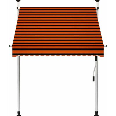 vidaXL Markise 150cm Orange Braun - Retractable Awning vidaXL Markise 150cm Orange Braun - Retractable Awning