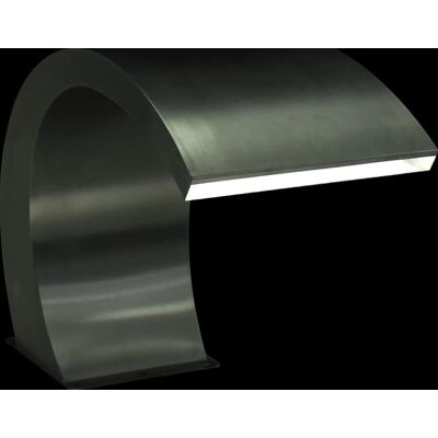 vidaXL Stalowa fontanna do basenu z LED - 30x60x45 cm vidaXL Stalowa fontanna do basenu z LED - 30x60x45 cm