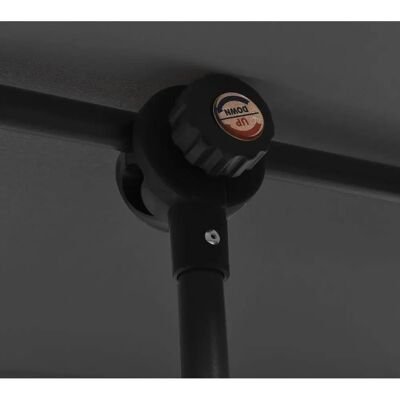 vidaXL Outdoor Parasol with Aluminium Pole 180x110 cm Anthracite - Outdoor Parasol vidaXL Outdoor Parasol with Aluminium Pole 180x110 cm Anthracite - Outdoor Parasol
