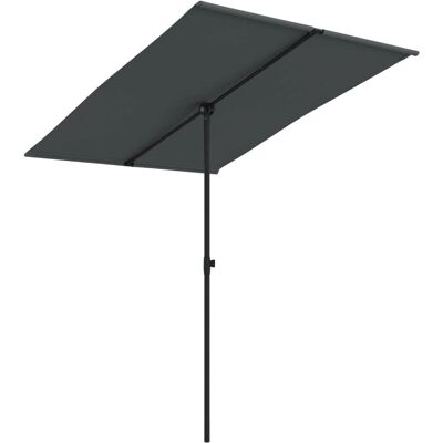 vidaXL Tuinparasol met aluminium paal 2x1,5 m Antraciet vidaXL Tuinparasol met aluminium paal 2x1,5 m Antraciet