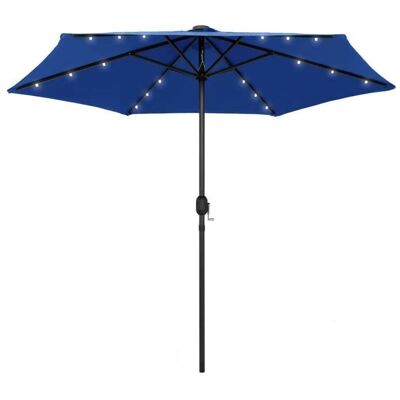 vidaXL Gartenschirm mit LED-Lichtern und Aluminiumstange - 270 cm - Gartenschirm vidaXL Gartenschirm mit LED-Lichtern und Aluminiumstange - 270 cm - Gartenschirm