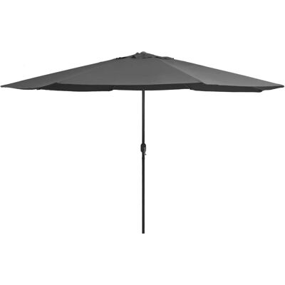 vidaXL Garten Sonnenschirm mit Metallstiel Anthrazit - UV Schutz vidaXL Garten Sonnenschirm mit Metallstiel Anthrazit - UV Schutz