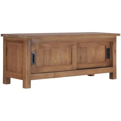 vidaXL Teak TV Kaappi - 90x30x35 cm Massiivinen Puu vidaXL Teak TV Kaappi - 90x30x35 cm Massiivinen Puu
