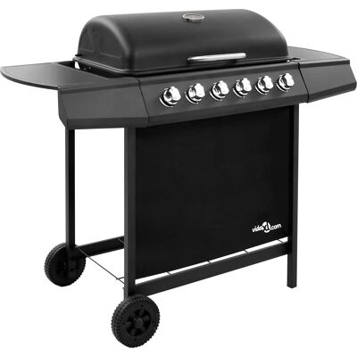 vidaXL Barbecue au gaz avec 6 brûleurs - Noir - Barbecue à gaz - Publicité vidaXL Barbecue au gaz avec 6 brûleurs - Noir - Barbecue à gaz - Publicité