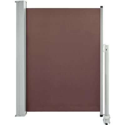 vidaXL Tenda laterale estensibile - 100x300 cm, Marrone - Privacy, Protezione dal vento e sole vidaXL Tenda laterale estensibile - 100x300 cm, Marrone - Privacy, Protezione dal vento e sole