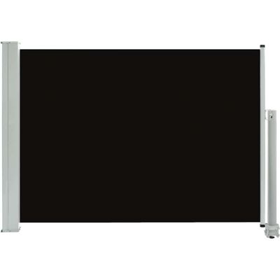 vidaXL ausziehbare Seitenmarkise 80×300 cm Schwarz - Seitenmarkise vidaXL ausziehbare Seitenmarkise 80×300 cm Schwarz - Seitenmarkise