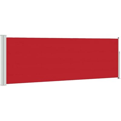 vidaXL Rozszerzalny boczny markiz - 100x300 cm Czerwony vidaXL Rozszerzalny boczny markiz - 100x300 cm Czerwony