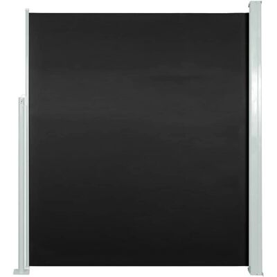 tenda laterale retrattile nera 100x500cm vidaXL - Tenda laterale tenda laterale retrattile nera 100x500cm vidaXL - Tenda laterale