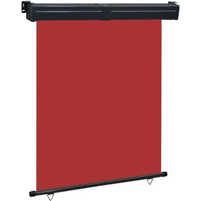 vidaXL Balkon Seitenmarkise 145x250 cm Rot - Seitenmarkise vidaXL Balkon Seitenmarkise 145x250 cm Rot - Seitenmarkise