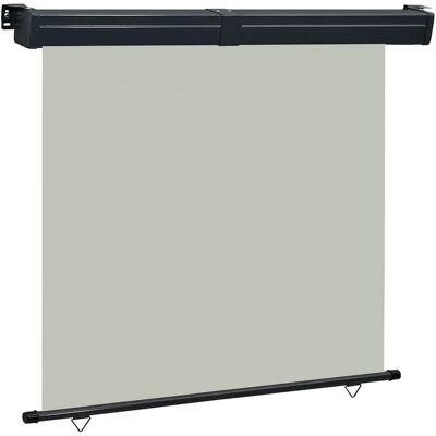 vidaXL Balkon zijscherm grijs 175x250 cm - Zonweringen vidaXL Balkon zijscherm grijs 175x250 cm - Zonweringen