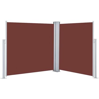vidaXL Garten-Seitenmarkise Braun 100 x 600 cm - Seitenmarkise vidaXL Garten-Seitenmarkise Braun 100 x 600 cm - Seitenmarkise