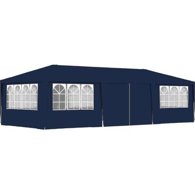 vidaXL Professionelle Partyzelt mit Seitenwänden 9m Blau Garten Pavillon - Party Zelt vidaXL Professionelle Partyzelt mit Seitenwänden 9m Blau Garten Pavillon - Party Zelt