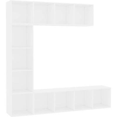 vidaXL 278788 witte woonkamerboekenkast - Boekenkast vidaXL 278788 witte woonkamerboekenkast - Boekenkast
