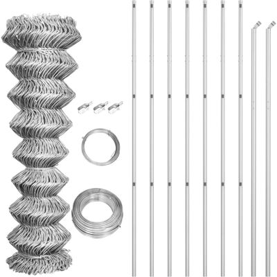 vidaXL Gegalvaniseerde stalen gaashek 15x1,5 m - Hek vidaXL Gegalvaniseerde stalen gaashek 15x1,5 m - Hek