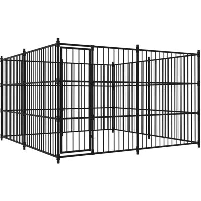 Recinto per cani esterno vidaXL 300x300x185cm Casa per animali Recinto per cani esterno vidaXL 300x300x185cm Casa per animali