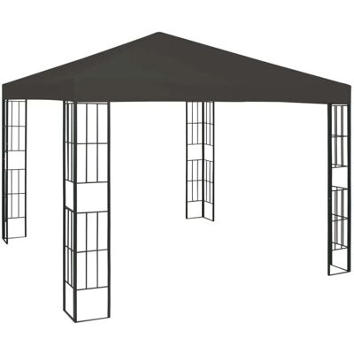 vidaXL Gartenmöbel-Set Pavillon 3x3 m Anthrazit vidaXL Gartenmöbel-Set Pavillon 3x3 m Anthrazit