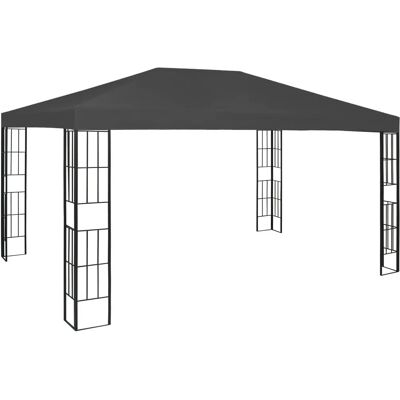 Conjunto de Móveis de Jardim Pavilhão 3x4 m Antracite vidaXL Conjunto de Móveis de Jardim Pavilhão 3x4 m Antracite vidaXL