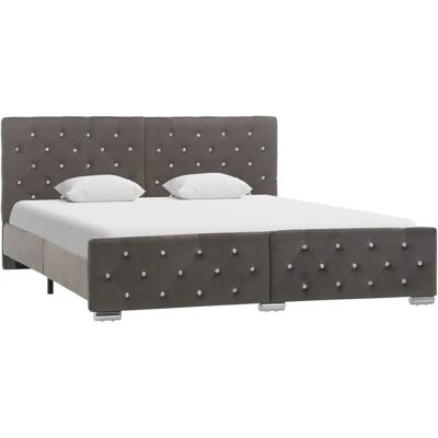 vidaXL Bettgestell - 160x200cm - Grau vidaXL Bettgestell - 160x200cm - Grau