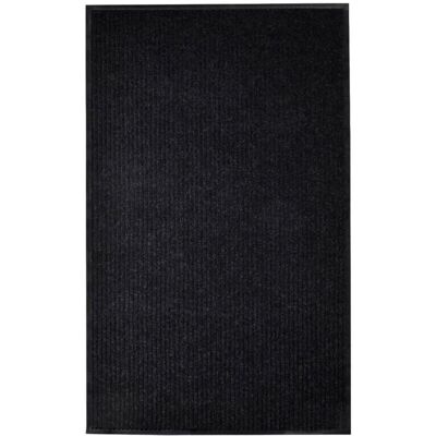 Alfombra de entrada de PVC negra vidaXL 117x220cm Bienvenida Alfombra - Alfombra de puerta Alfombra de entrada de PVC negra vidaXL 117x220cm Bienvenida Alfombra - Alfombra de puerta
