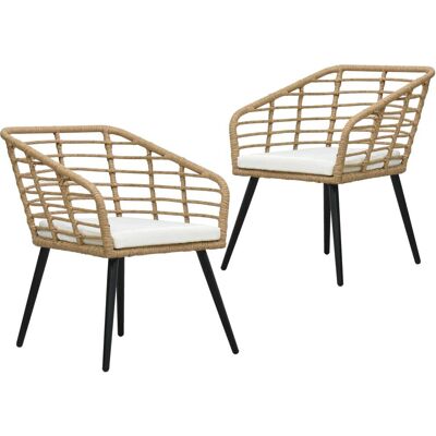 Krzesło Ogrodowe VidaXL - Ergonomiczne Stal i Poliester - Czarny Krzesło Ogrodowe VidaXL - Ergonomiczne Stal i Poliester - Czarny