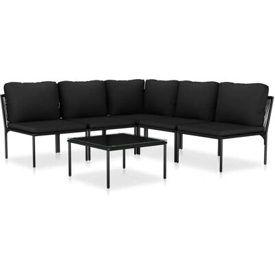 Conjunto de Móveis para Jardim VidaXL - Estrutura de Aço Durável - 5 Lugares Conjunto de Móveis para Jardim VidaXL - Estrutura de Aço Durável - 5 Lugares