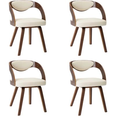 vidaXL 278840 Eleganter Creme Esszimmerstuhl - Esszimmerstuhl vidaXL 278840 Eleganter Creme Esszimmerstuhl - Esszimmerstuhl