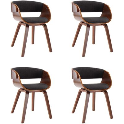 vidaXL 278860 Elegante Graue Esszimmerstühle Set - Esszimmerstuhl vidaXL 278860 Elegante Graue Esszimmerstühle Set - Esszimmerstuhl