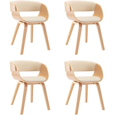 vidaXL 278863 Elegante crème eettafelstoel - Eettafelstoel vidaXL 278863 Elegante crème eettafelstoel - Eettafelstoel