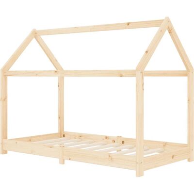 vidaXL Kinderbedframe van massief dennenhout 80x160cm - Kinderbed vidaXL Kinderbedframe van massief dennenhout 80x160cm - Kinderbed